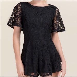 Miami Brand lace black romper